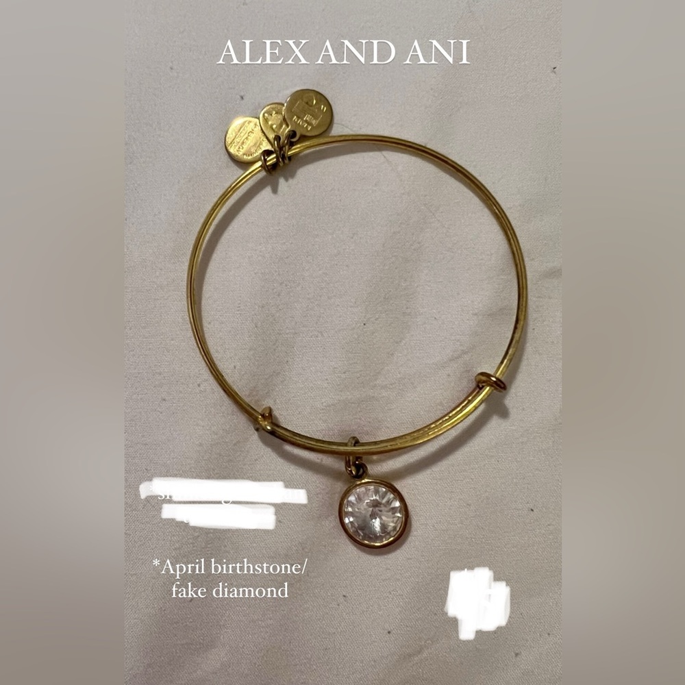 Alex and Ani April Birthstone (Diamond)